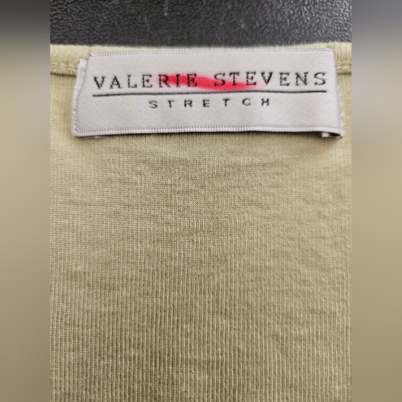 NWT - Cotton Blend Stretch Valerie Stevens Green Jersey - Size XL - Picture 4 of 8